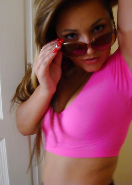 Stunning young Lana in nice skirt exposing big boobies and hot butt 