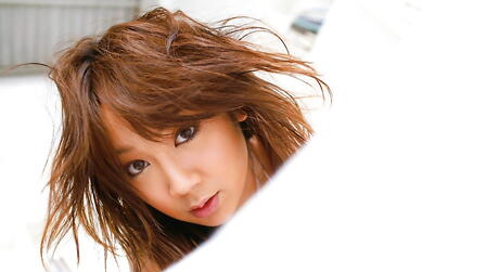 Superb japanese babe Ryo Akanishi in sexy undies showing her butt and vagina 