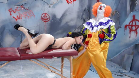 Curious american dark-haired Veruca James suck cock and fuck in her shaved pussy 