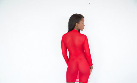 Lovely american hottie Jezabel Vessir in fancy skirt shows big tits and hot ass in bath