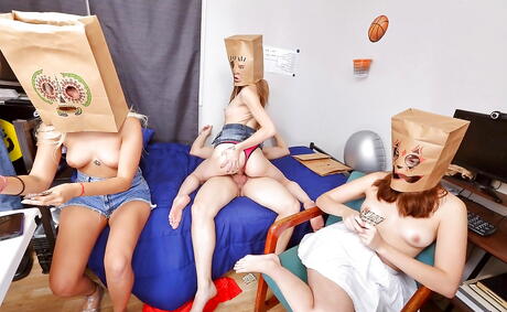 Stunning women Joseline Kelly and Alexa Nova enjoy amazing group sex scene 