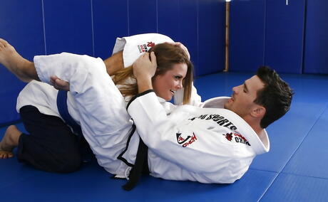 Excellent american teen Megan Fenox banged hard after good blowjob 