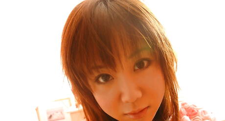 Stunning japanese babe Maki in underwear exposing big knockers and sexy butt 