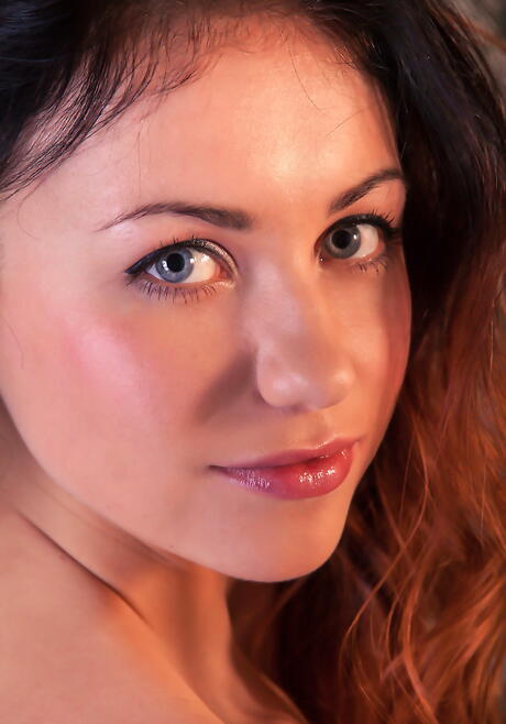 Luscious brunette babe Brandi A in sexy panties loves some hot foot fetish 