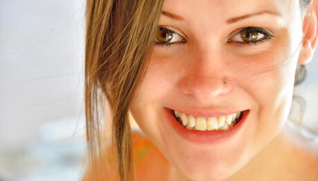 Svelte dark hair teen Shea in sexy skirt revealing small tits and playing with dildo 