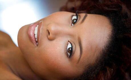 Tempting cutie Spencer Bliss in sexy lingery reveals big titties and sissy 