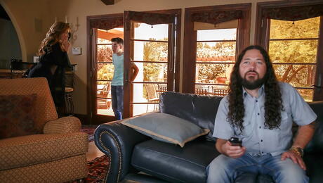 Charming american wife Eva Notty in stockings hard fucked in hairy pussy after sucking rod 