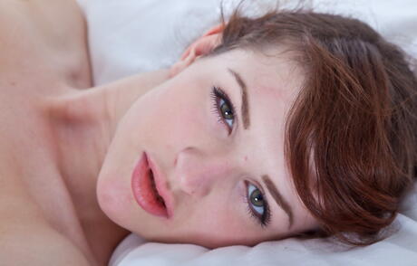 Shapely british teen Fawna Latrisch exposes her butt in sexy underwear and stuffing her snatch with a toy 