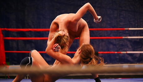 Curious girls Debbie White and Blue Angel in hot undies licking tasty pussies in the hot lesbian sex 