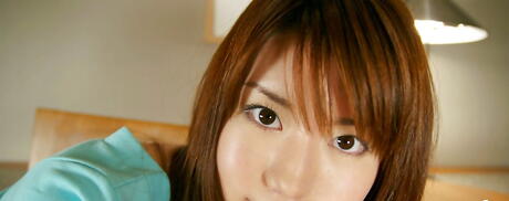 Amazing japanese cutie Nanami Wakase in undies bares her butt 