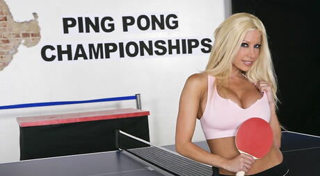 Enticing puerto rican milf Gina Lynn in fancy shorts shows big boobs and jerks off 