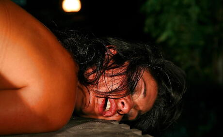 Very attractive milf Belle enjoys bdsm action 