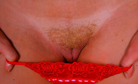 Tempting american babe Krissy Lynn in hot undies showing big titties and sexy ass 