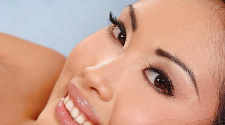 Stunning asian cutie Danika loves foot fetish 