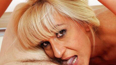 Very attractive girls Desika, Coco De Mal and Bulija licking tasty pussies during hot lesbian sex 