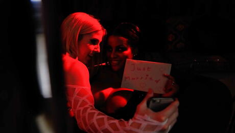 Very attractive milf lesbians Christie Stevens and Mary Jean having lesbian fun 