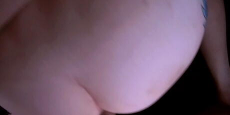 Voluptuous fat Alyssa Bradyn drilled by big rod after good cock suck outside