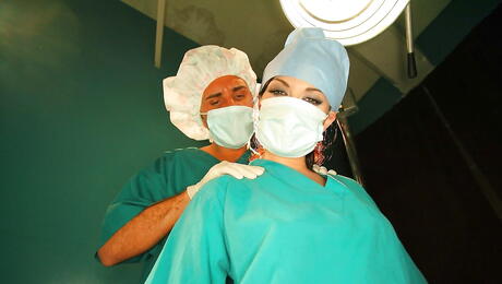 Stunning american Andy San Dimas in uniform drilled by big cock after good cock suck 