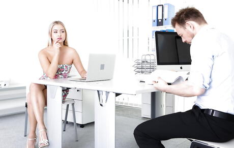 Superb czech blonde Cayla Lyons in panties drilled by big cock after good blowjob 