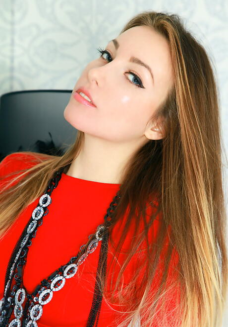 Sylphlike blonde youthful Leyla unveils tiny tits and spreads her legs 