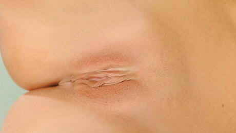 Sexy hungarian blond wife Amanda Blake in sexy skirt shows her butt and jerks off 