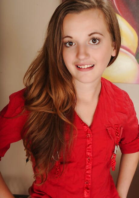 Foxy venezuelan young Marissa Mae in lingerie unveiling tiny tits and spreading her legs 