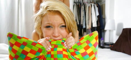 Luscious american blond youthful Dakota Skye fucked in the ass after good cock suck 