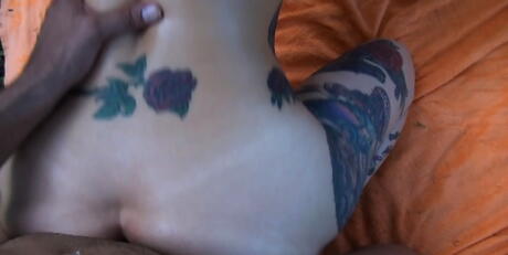 Stunning red-haired Mila Treasure fucked hard by big cock outdoor