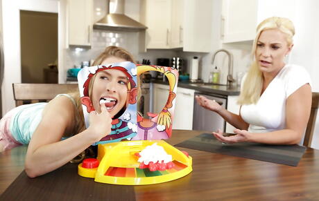 Shapely american youthful Lilly Ford in fancy shorts suck and fuck huge dick 