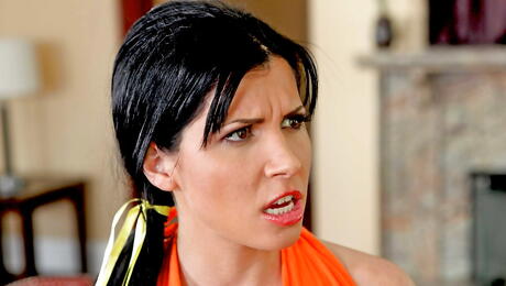 Superb women Rebeca Linares and Alexis Breeze in hot groupsex scene 