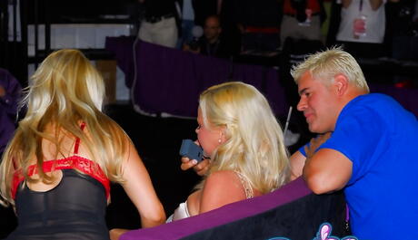 Hot girls Bree Olson and her girlfriend masturbating with sex toy 