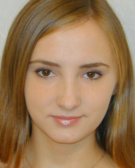 Stunning youthful Olga in skirt showing her ass and spreading her legs 