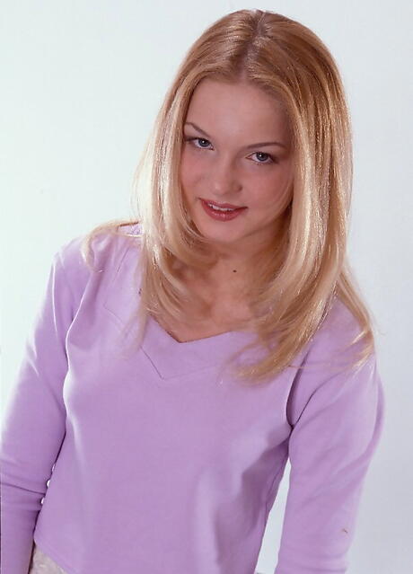 Sylphlike teen Zuzana in hot lingerie baring her butt and pussy 