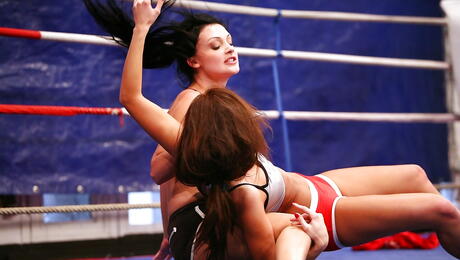 Sultry women Kissy and Aletta Ocean licking tasty pussies in the hot lesbian sex 