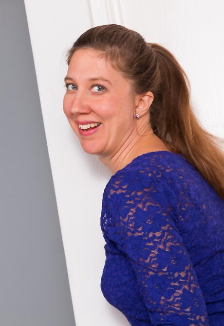 Hot milf Valentine in underwear reveals her ass and hairy pussy 