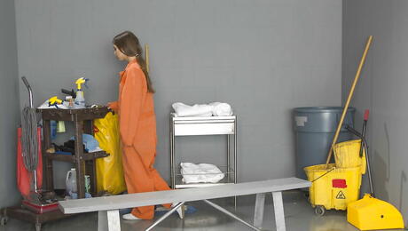 Enchanting hotties Riley Reid and Shay Fox use a strapon in lesbian sex games 