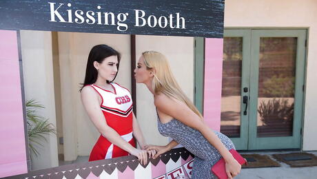 Very attractive girls Sandy Fantasy and Jenna Reid in hot undies licking juicy pussies in the hot lesbian sex 