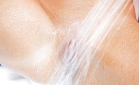 Excellent women Caprice and Lola Myluv licking tight pussies in the hot lesbian sex in shower