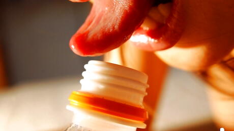 Shapely japanese youthful Akane Sakura in hot erotic scene 