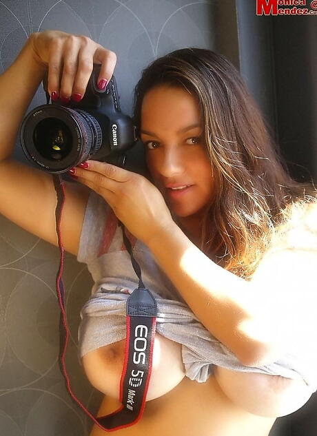 Glamorous american milf Monica Mendez in hot erotic scene 