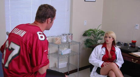 Doctor Adventures: Excellent american milf Brooke Haven in uniform suck cock and fucked hard