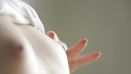 21 Naturals: Excellent russian teen Alessandra Jane in sexy undies exhibits her butt and jerks off