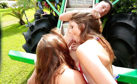 Girls Sexy Dillion Carter e Maria Jade in incredibile sesso a tre sesso all