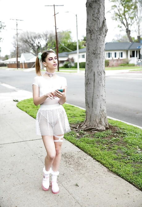 Evil Angel: Sylphlike american youthful Kristen Scott fucked in hairy twat after sucking rod