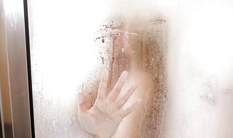 Nubile Films: Luscious american youthful Lily Rader in amazing threesome sex in shower