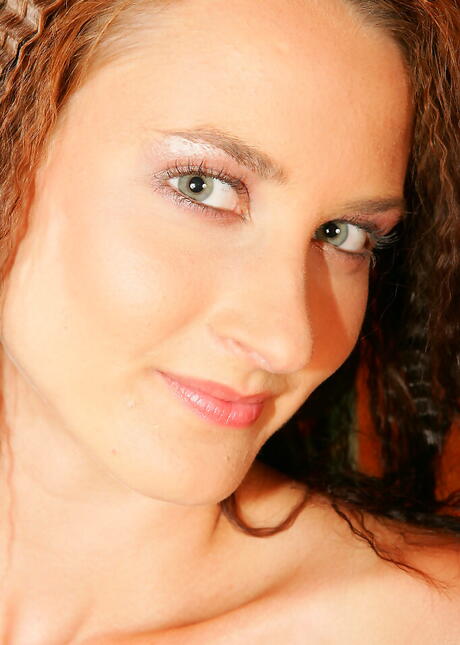 Karups Private Collection: Very attractive dark-haired youthful Alexandra bares big titties and sexy butt