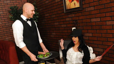 Pornstars Like it Big: Hot Milfs in Reality scene in restraunt from Brazzers