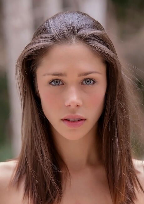 Pure 18: Hot american young Anastasia Morna in uniform showing small tits and hot butt