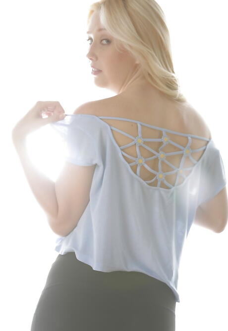 Excellent american pornstar Samantha Rone in glasses uncovers tiny tits and butt 