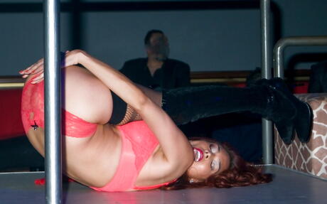 ساحر MILF American MILF Tera Patrick يعرض المغفلون الكبير والحمار
